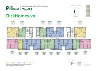Ảnh chỉ căn hướng view ban công tòa P3 The Parkland tại Vinhomes Ocean Park 2 – Phân tích chi tiết hướng view, ban công và vị trí từng căn hộ